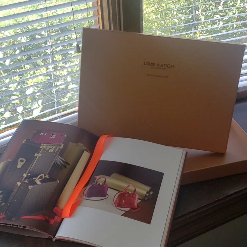 Authentic LV Box with LV Catalog Magazine